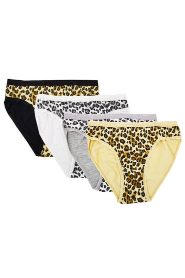 0740 Tutku Kadın Leopar Bikini 12'li Paket - 1