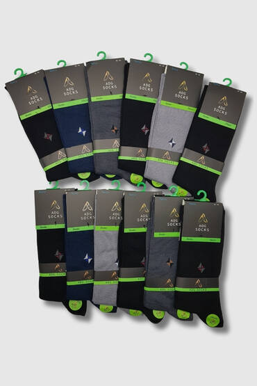 ADG Erkek Bambu Çorap 12li Paket - ADG SOCKS